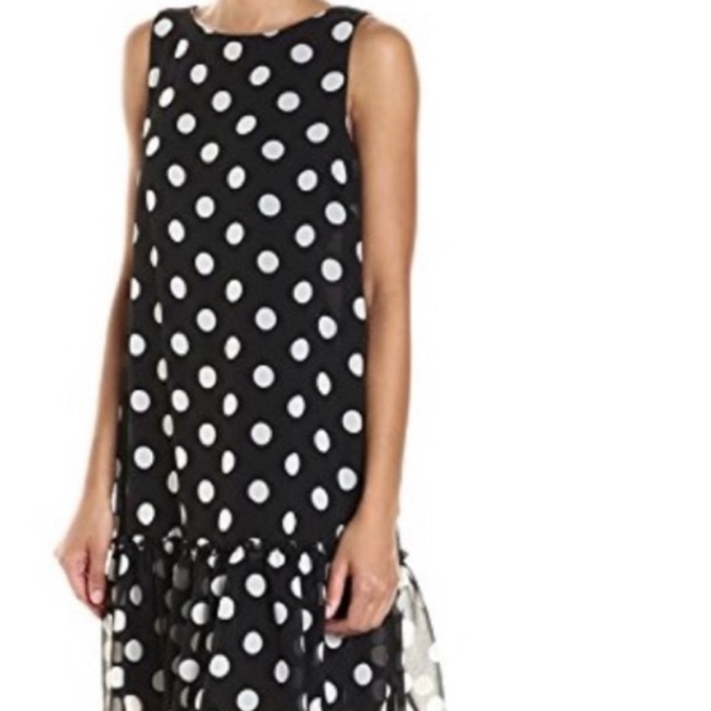 ⚜️NEW Tommy Hilfiger Navy Blue and White Polka Dot Dress⚜️